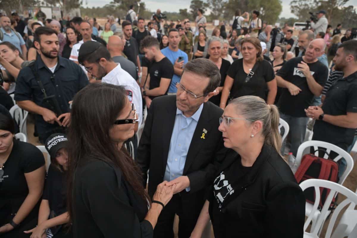 נשיא המדינה בחניון רעים